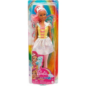 Sihirli Dönüşen Peri Kızı - Pembe Saç - Sarı Büstiyer - GJJ98