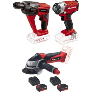 Te-Hd 18 Li Matkap Vidalama Te-Cı 18/1 Vidalama Te-Ag 18/115 Avuç Taşlama 2X4.0AH Akülü Set