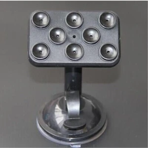 8 Vantuzlu Araç Içi Telefon Tutucu -Siyah Xiaomi Mi 9 Lite Uyumlu