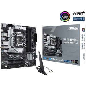 Prıme B660M-A Wıfı D4 Intel B660 Lga1700 DDR4 5333 Dp Hdmı Çift M2 Usb3.2 Ax Wifi + Bt Aura Rgb Matx (Prıme B660M-A Wıfı D4) Anakart