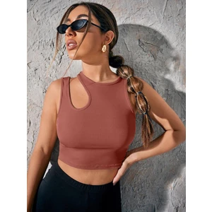 Hepsi Kıyafet Kadın Fitilli Damla Kesim Askılı Bluz