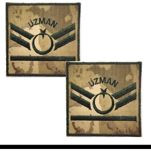 ŞAFAK25 Askeri Malzeme Uzman Çavuş 1 Kademe Kamuflaj Rütbe 9CMX9CM (Kara Kuvvetleri)