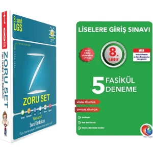 Tonguç Akademi 8. Sınıf Zoru Bankası Tüm Dersler Seti ve 5'li Deneme