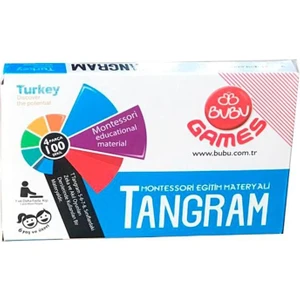 Tangram Ahşap 4 Parça 100 Şekil