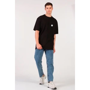 To Cosmos Unisex (Erkek -Kadın) Oversize T-Shirt Black (Siyah) Sevimli Kuru Kafa