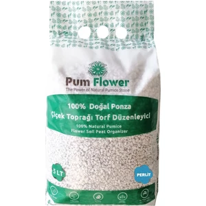 Pum Flower Perlit. Çiçek Torfu, Çiçek Perliti, Tüm Bitkiler Için Uygun, Köklendirme, Saksı Değişimi