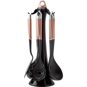 Hardy Pembe 6 Parça Standlı Servis Seti
