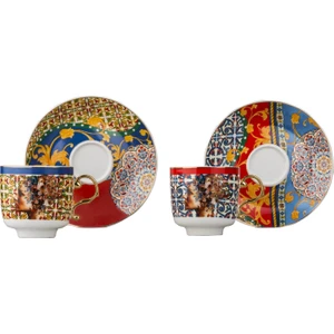 Lucky Art Hannah 6'lı Bone Çay Fincan Seti Lyeg 211