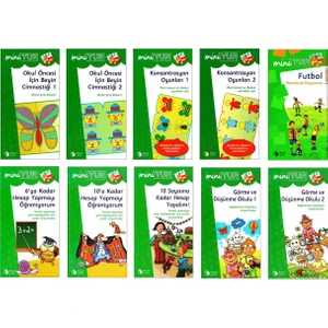 Miniyup 5+ Yaş Kitap Seti - Ahşap Çözüm Panelli