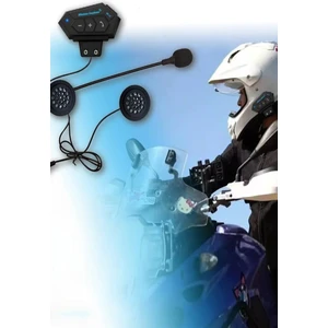 Wireless Earphone BT12 Bluetooth Motosiklet Kask Kulakliği Motorcu Kulakliği white