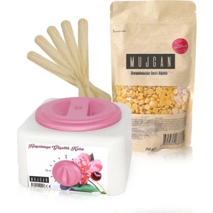1 Adet Naturel Ağda 250 gr (Izla)+ Ağda Makinesi + Spatula Seti