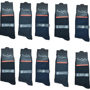 Pierre Cardin 10 Çift Karışık Renk Erkek Pamuk Çorap 4 Mevsim Koku Yapmaz Terletmez