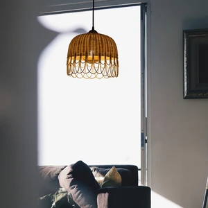 Rattan Avize Sarkıt Bambu  Pendant