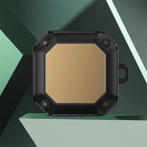 Yue Store Samsung Galaxy Buds2 / Pro / Live Gold Mecha Donanım Tpu Kılıfı (Yurt Dışından)