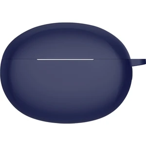 Yue Store Oppo Enco X2 Koyu Mavi Silikon Kulaklık Kılıfı (Yurt Dışından)