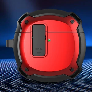 Yue Store Huawei Buds Switch Kulaklık Kılıfı 4 Siyah Kırmızı (Yurt Dışından)