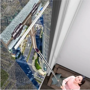  Bükülür Paletli Oynar Başlıklı Camsil Çekçek Cam Silme Aparatı