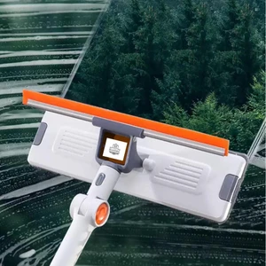  Teleskopik Çift Taraflı Pratik Yüksek Kaliteli Cam Silme Aparatı + Yedek Bez