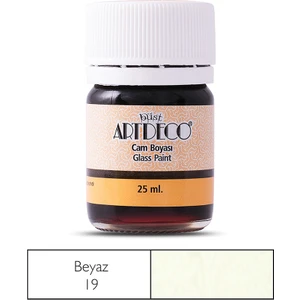 Cam Boyası 25ML Beyaz 19