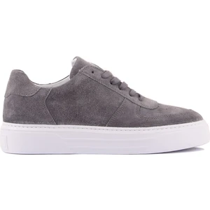 Sail Lakers - Gri Süet Deri Erkek Sneaker