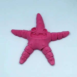 3D Hareketli Deniz Yıldızı Oyuncak - Pembe