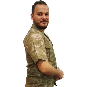 ŞAFAK25 Askeri Malzeme Tsk Kamuflaj Kısa Kol Gömlek Yazlık