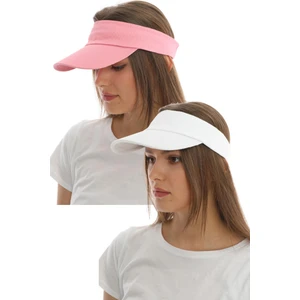Elif İç Giyim Uv Koruyuculu Unisex Siperlikli Tenisci Şapka 2'li Set