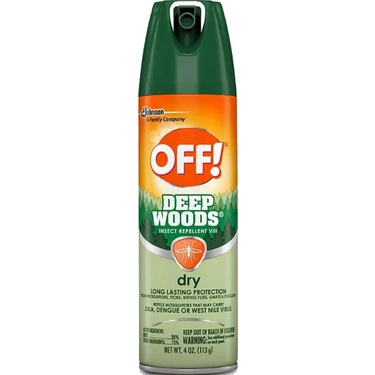 Off Deep Woods Dry Sivrisinek ve Böcek Kovucu Sprey Vııı