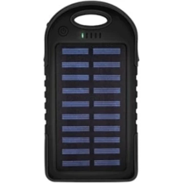 Solar Enerjili 10000 Mah Powerbank Akilli Telefon Taşinabilir Şarj Dolum Ünitesi 12 Power LED Işik