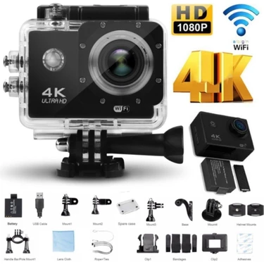 Pazariz KS-503 4K Ultra Hd 170 Derece Wifi Aksiyon