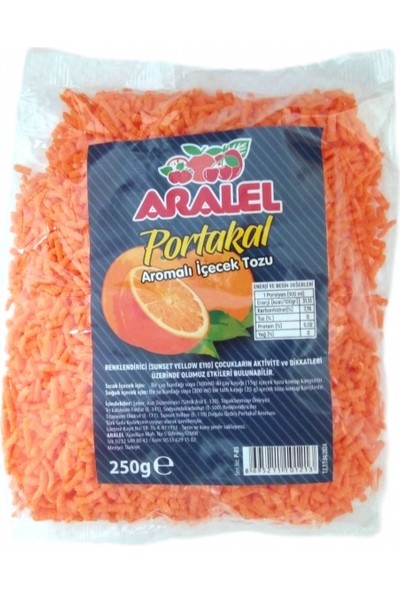 Aralel Oralet Portakal Aromalı Içecek Tozu 250 gr