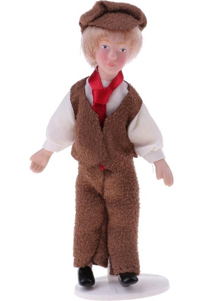 Perfeclan 1/12 Ölçekli Dollhouse Insanlar Figüre Minyatür Çocuk Üstlerinde Pantolonlar Kıyafet Bebek Odaları Hayat Sahneleri Aksesuar (Yurt Dışından)