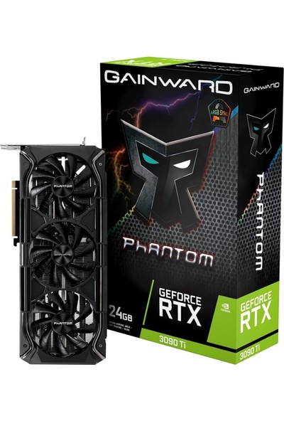 Gainward Geforce RTX 3090 Ti Phantom 24GB GDDR6x NED309T019SB-1022M Ekran Karti