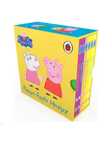 Peppa Feels Happy! Slipcase - 6 Board Books Set