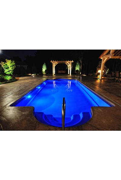 Gemaş Ecoslim 72 LED Li 20W Mavi Havuz Sualtı Aydınlatma Lambası