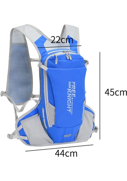 FK0218 12L Bisiklet Su Çantası Yeleği Siyah (Yurt Dışından)