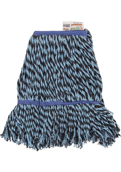 Geniş Yedek Islak Mop Paspas Ucu Başlığı Pamuklu 500 Gram. 25 Cm. Mavi 10 Adet fiyatları