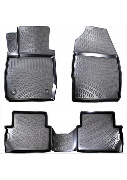 Citroen C4 Grand Picasso 7 Koltuk 3D Havuzlu Paspas 2006-2013 Rizline
