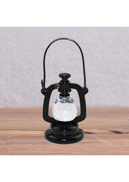 Dollhouse Retro Yağ Lambası Minyatür 1/12 Oyun Aksesuarları Mobilya Çocuklar Için Siyah (Yurt Dışından) indirimleri