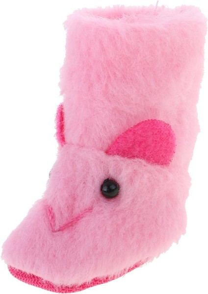 Tatlı Bebek Kız Tavşan Peluş Kar Botları Ayakkabı Için 12 Inç Blythe Bebek Pembe (Yurt Dışından)