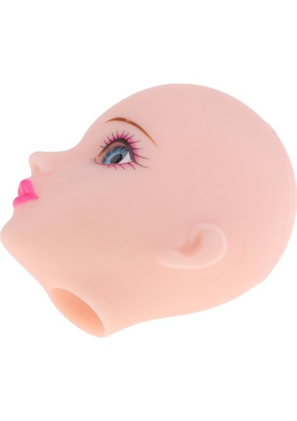 Kız Eklemli Kafa 1/6 Bjd Bebek Için Mavi Gözlü Heykel Oyma, Msd Accs (Yurt Dışından)