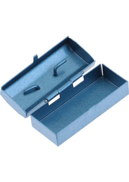 Mini Metal Alet Kutusu Kılıf Oyuncak 1/12 Ölçekli Minyatür Dollhouse Sahne Mavi (Yurt Dışından)