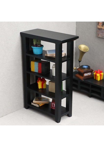 Çocuklar Için 1/12 Dollhouse Minyatür Raf 4 Katmanlı Ekran Rafı 3+ Çocuklar Için (Yurt Dışından) fiyatları