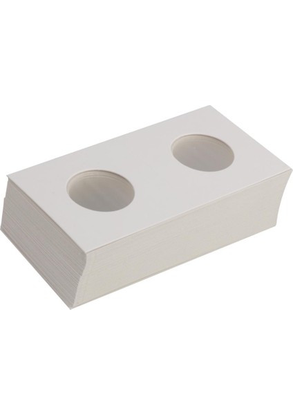 50 Adet Damga Karton Sikke Tutucular Kapak Konteyner Koleksiyonu 17.5 mm. (Yurt Dışından)