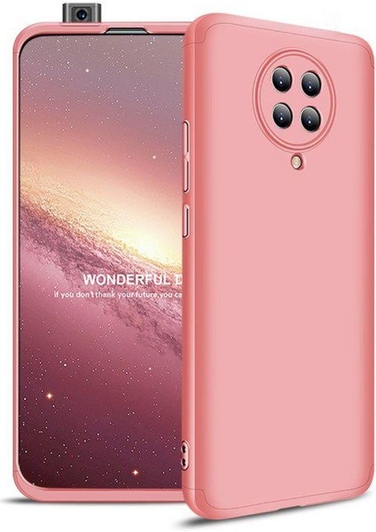 Xiaomi Poco F2 Pro Kılıf 360 Ays Sert Kapak Kamera Korumalı + Nano Ekran
