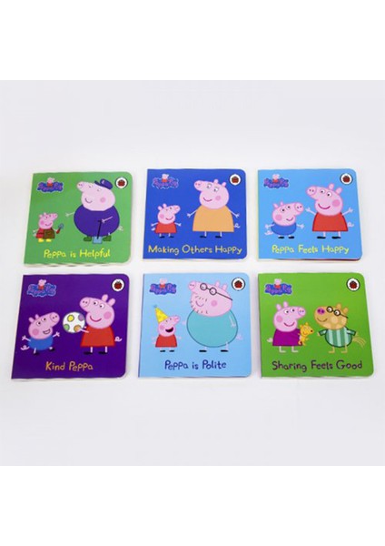 Peppa Feels Happy! Slipcase - 6 Board Books Set