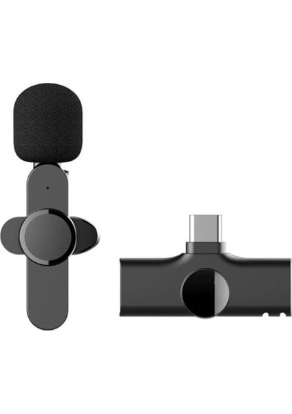 Pazarız Telefon Uyumlu Wireless Youtube Tiktok Yayın Kablosuz Yaka Mikrofonu