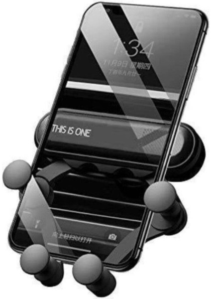 Ahtapod Petek Girişli Araç Telefon Tutucu - Gri Vestel Venus 5.5 Uyumlu