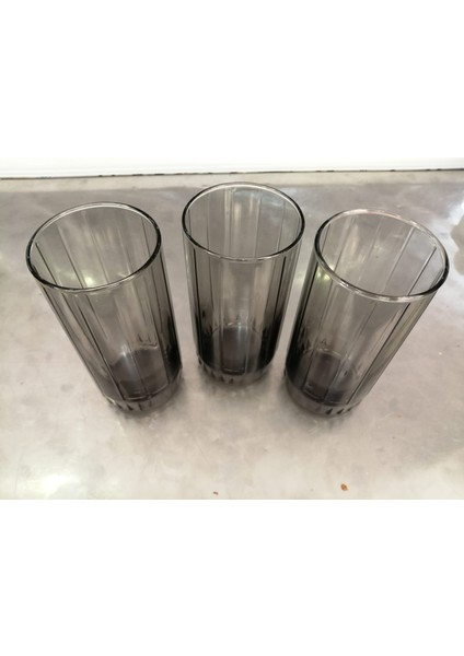 Leia 3'lü Meşrubat Bardağı Gri