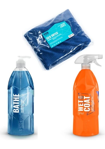 1 Lt Bathe + 1 Lt Wet Coat + Silk Dryer 3'lü Bakım Seti